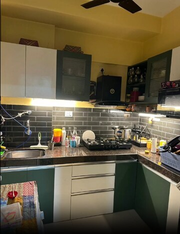 Kitchen in 1 BHK Apartment at Crystal Armus, Chembur – for Sale