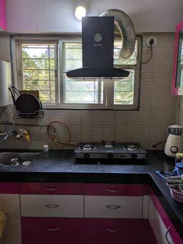 Kitchen in 1 BHK Apartment at Vishal Leela Residency, Kharadi – for Rent