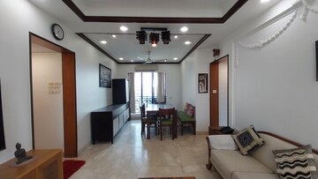 Living Room in 3 BHK Apartment at Juhu Azad Nagar CHS, Andheri West – for Rent