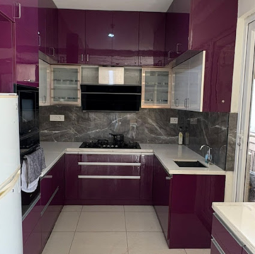 Kitchen in 3 BHK Apartment at Pashmina Waterfront, Bhattarahalli – for Rent