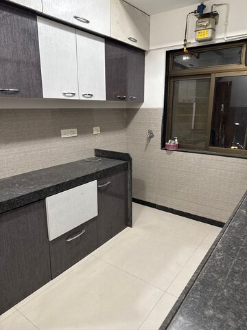 Kitchen in 3 BHK Apartment at Acme Ozone, Manpada – for Rent