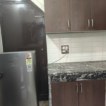 Kitchen in 1 BHK Builder Floor at RWA Residential Society Sector 46, Jharsa – for Rent