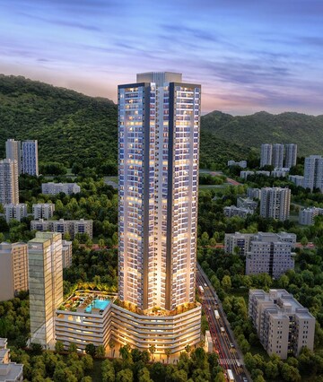 2 BHK Apartment – Exterior View View at Dynamix Divum, Malad East - for Rent