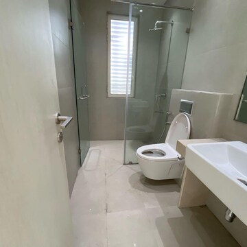 Bathroom in 3 BHK Apartment at Indiabulls Sky Forest, Dighe Nagar – for Rent
