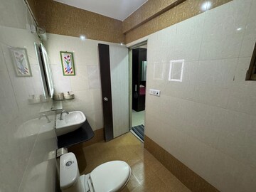 Bathroom in 3 BHK Apartment at Sai Siddhi CHS Kharghar, Kharghar Sector 18 – for Rent