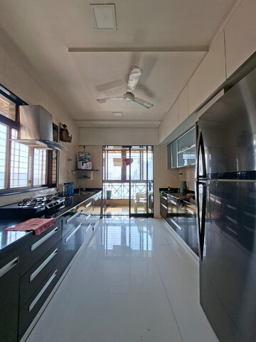 Kitchen in 4 BHK Apartment at Landmark Apartments, Kharghar – for Rent