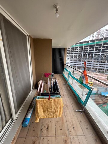 Balcony in 3 BHK Apartment at Metro Signature Park, Moshi – for Rent