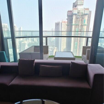 Bedroom in 3 BHK Apartment at Omkar 1973, Century Bazar – for Rent