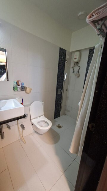 Bathroom in 2.5 BHK Apartment at Joy Valencia, Jogeshwari East – for Rent