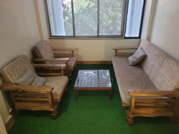 Balcony in 2 BHK Apartment at Bhosale Serenade, Bhosale Nagar – for Rent