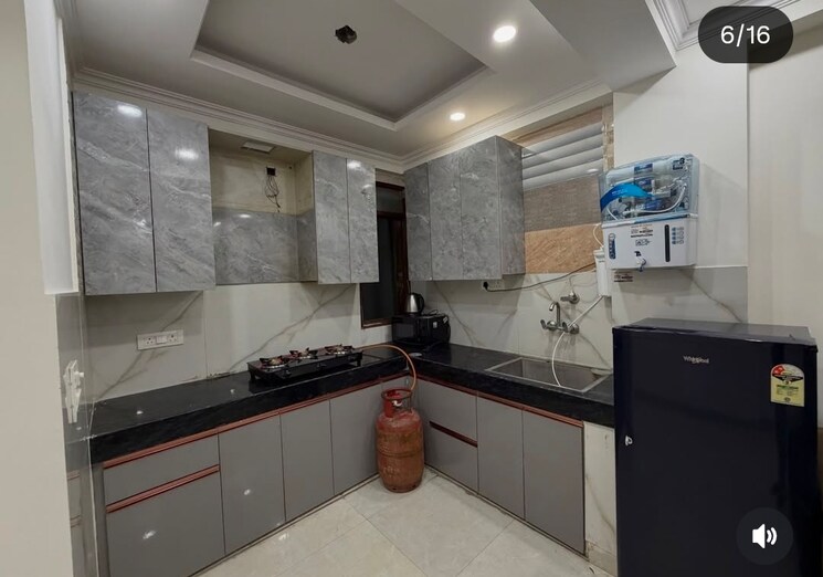 Kitchen, palm-residency-chhatarpur 1 Bedroom 500 Sq.Ft. Builder Floor In Chattarpur Delhi 9765852