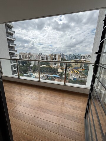 Balcony in 2 BHK Apartment at Vilas Javdekar Yashwin Encore, Wakad – for Rent