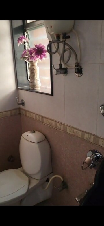 Bathroom in 2 BHK Apartment at Dheeraj Pooja, Malad West – for Rent