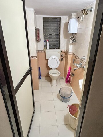 Attached Bathroom in 1 BHK Apartment at Jyoti Castle, Malad West – for Rent