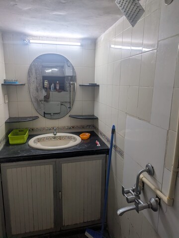Bathroom in 2 BHK Apartment at Om Viraj Apartment, Andheri West – for Rent