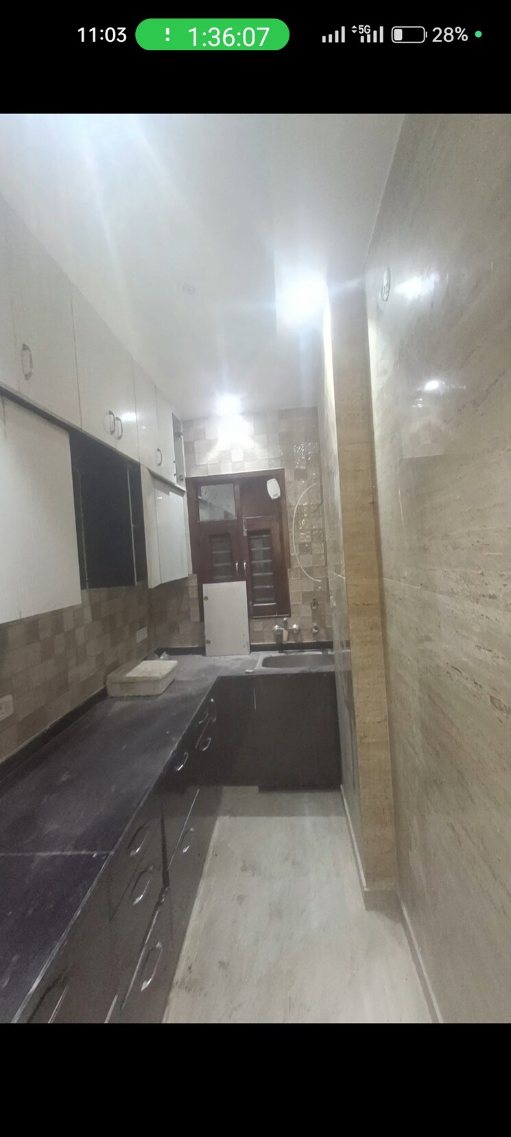 Kitchen, rohini sector 24 3 Bedroom 970 Sq.Ft. Builder Floor In Rohini Sector 24 Delhi 9765977