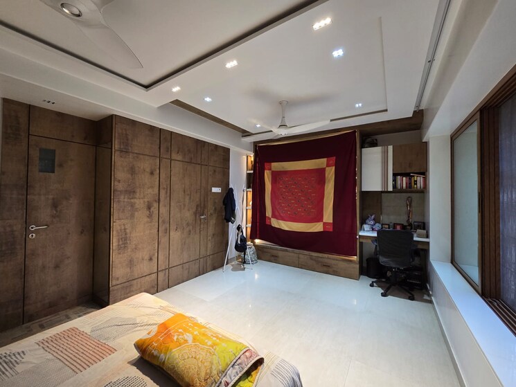 Bedroom, goregaon-west-view-chs 3 Bedroom 950 Sq.Ft. Apartment In Goregaon West Mumbai 9766031