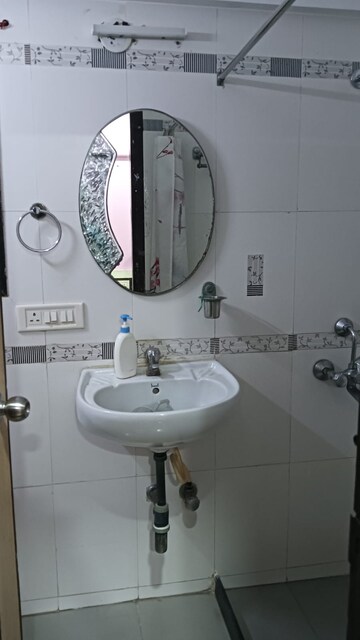 Bathroom in 2 BHK Apartment at HDIL Dheeraj Jamuna, Malad West – for Rent