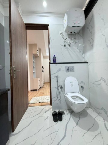 Bathroom in 2 BHK Apartment at Freedom Fighters Enclave – for Rent