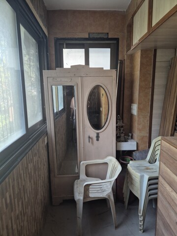 Bathroom in 2 BHK Apartment at Vasant Valley Complex, Malad East – for Rent