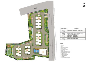 Master Plan in 3 BHK Apartment at Prestige Tranquil, Kokapet – for Sale