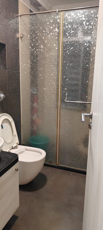 Bathroom in 2 BHK Apartment at Divine Aspen Garden, Goregaon East – for Rent