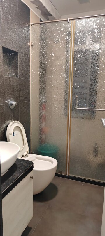 Bathroom in 2 BHK Apartment at Divine Aspen Garden, Goregaon East – for Rent