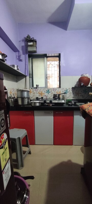 Kitchen in 1 RK Apartment at Vrindavan Society Thane West, Vrindavan Society – for Sale