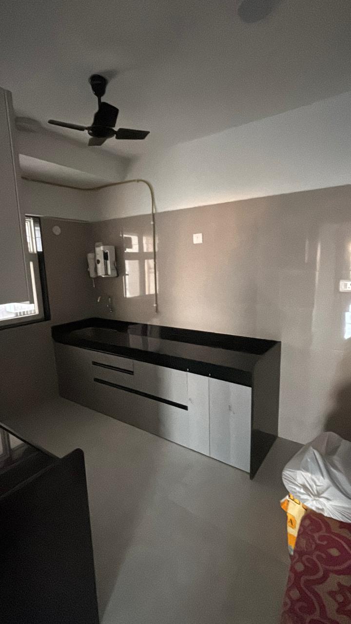 Kitchen in 2 BHK Apartment at Vaibhavlaxmi Queens Glory, Chembur – for Rent