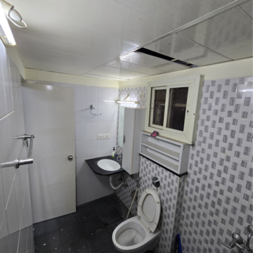 Bathroom in 3 BHK Apartment at Century Commanders Vista, Anantapura Road – for Rent