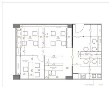 Floor Plan in  Office Space at Acharya Jagadish Chandra Bose Road – for Rent