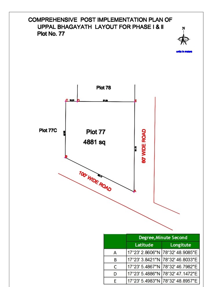 Map Location, ramanthapur Commercial Land 4881 Sq.Yd. In Ramanthapur Hyderabad 9766983