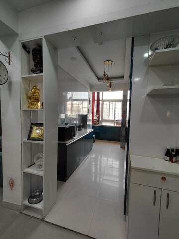 Kitchen in 3 BHK Apartment at Saya Gold Avenue, Vaibhav Khand – for Rent