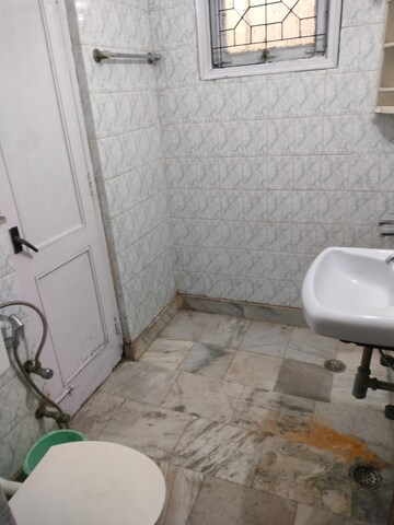 Bathroom in 2 BHK Builder Floor at Malviya Nagar – for Rent