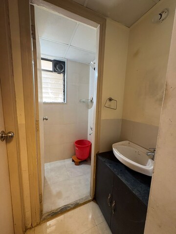 Bathroom in 1 BHK Apartment at Lodha Golden Dream, Dombivli East – for Rent