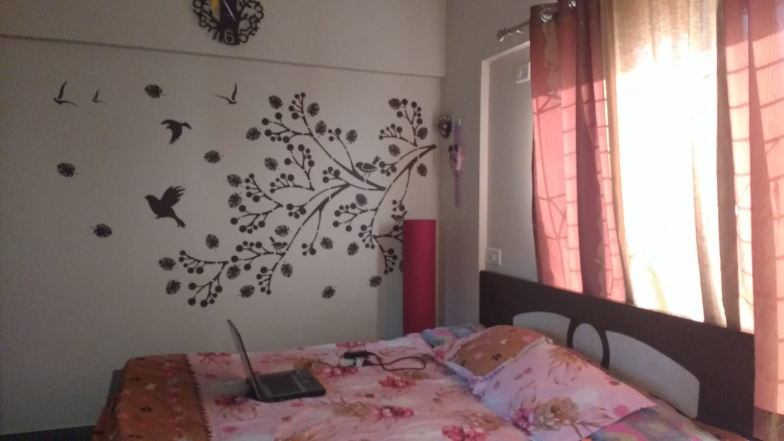 Bedroom in 2 BHK Apartment at GK Rose Icon, Pimple Saudagar – for Rent