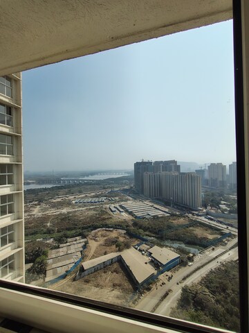 Balcony in 2 BHK Apartment at Lodha Amara Tower 24 And 25, Kolshet Road – for Rent