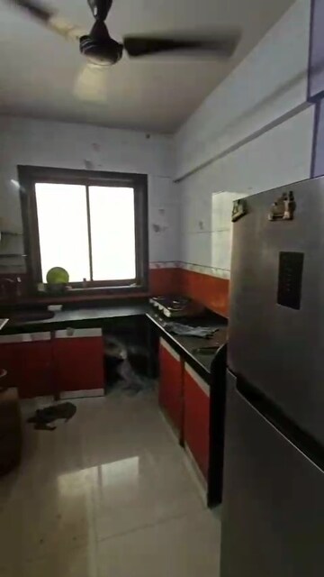 Kitchen in 1 BHK Apartment at Om CHS Airoli, Airoli Sector 20 – for Rent