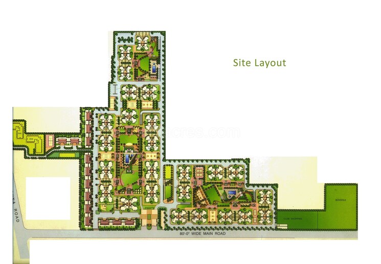 Master Plan, orchid-petals 4 Bedroom 2996 Sq.Ft. Apartment In Sector 49 Gurgaon 9769343