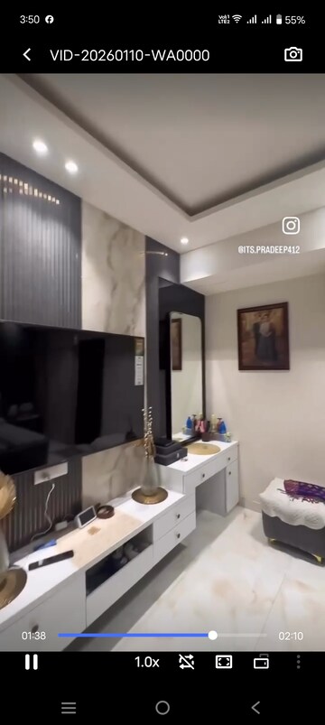 Master Bedroom in 3 BHK Apartment at Dwarika Raj Garden City, Raj Nagar Extension – for Sale