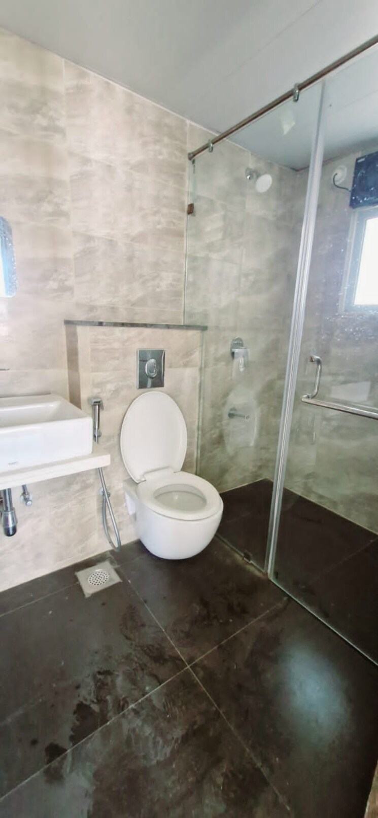 Bathroom, pharande-puneville 2 Bedroom 1000 Sq.Ft. Apartment In Punawale Pune 9770165