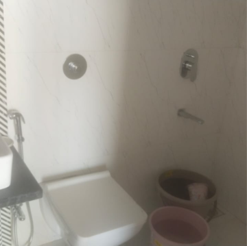 Bathroom in 2.5 BHK Apartment at Austin Arena, Mumbai Bangalore Highway – for Rent