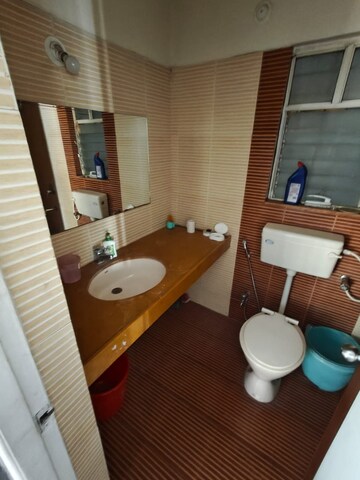 Bathroom in 2 BHK Apartment at Kumar Padmalaya, Aundh – for Rent
