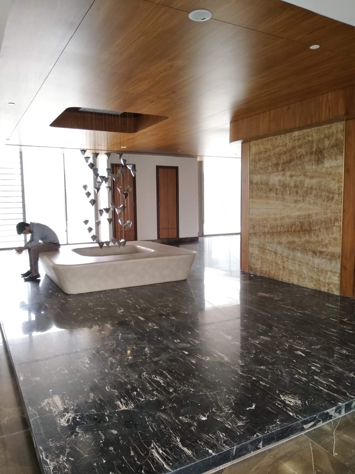 Building Lobby in 4 BHK Apartment at Adani Group Western Heights, Andheri West – for Rent