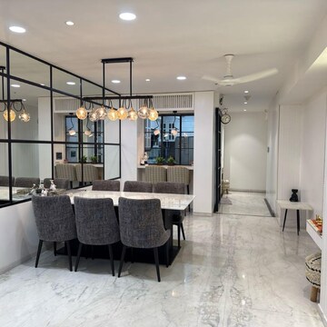 Living Room in 3 BHK Apartment at Lodha The Park Side, Kamala Mill – for Rent