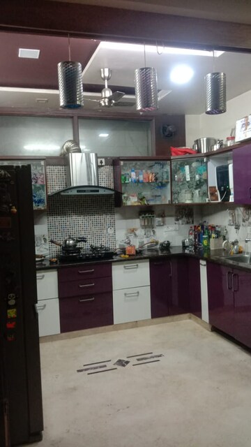 Kitchen in 3 BHK Builder Floor at Raj Nagar – for Sale