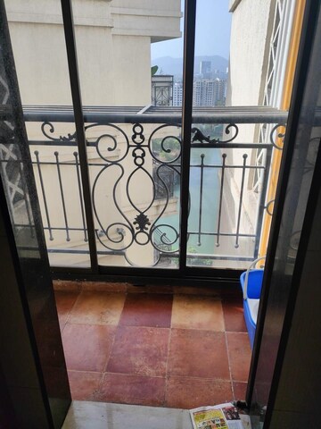 Balcony in 3 BHK Apartment at Lake Primrose, Powai – for Rent