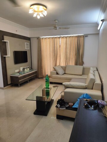 Living Room in 3 BHK Apartment at Lake Primrose, Powai – for Rent