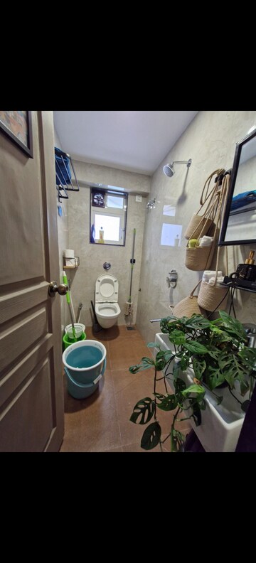 Bathroom in 2.5 BHK Apartment at Paramount Delux Mahal, Bandra West – for Rent