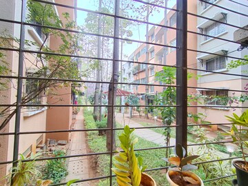 Balcony in 3 BHK Apartment at Puravankara Purva Fairmont, Hsr Layout – for Rent